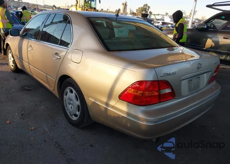 2001 Lexus Ls 430 from USA, damaged, VIN JTHBN30F510038288